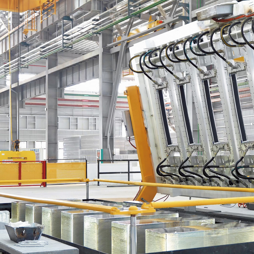 扁锭直冷半连续铸造机